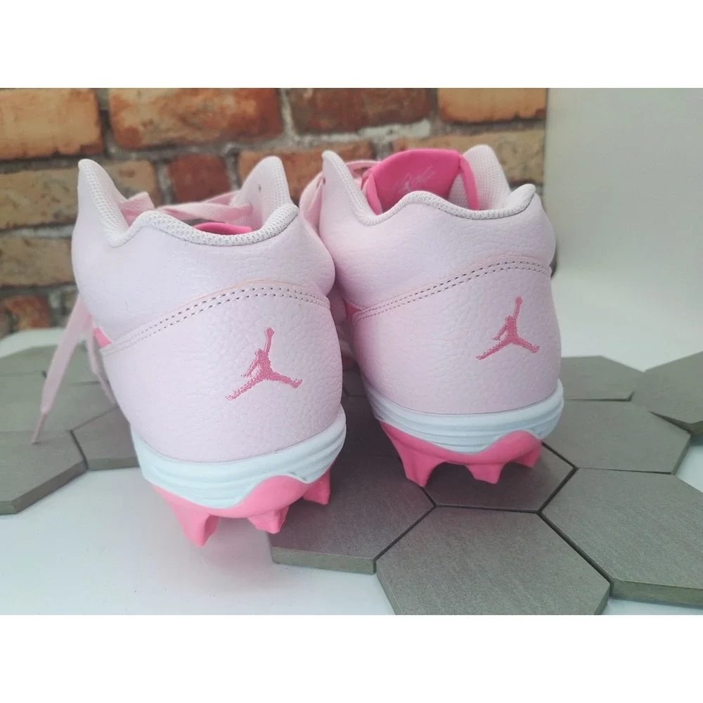 Jordan Stadium 90 Low TD Football Cleats Pink Foam Men Sz 13 Retro 1 I V 5 Nike